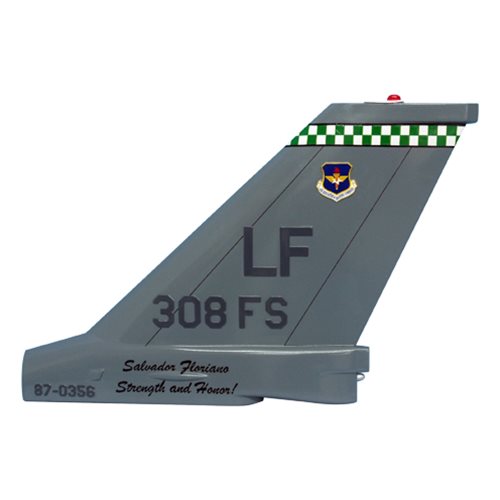 308 FS F-16C Falcon Custom Airplane Tail Flash