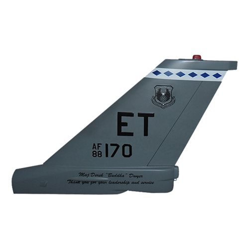 40 FLTS F-16C Falcon Custom Airplane Tail Flash