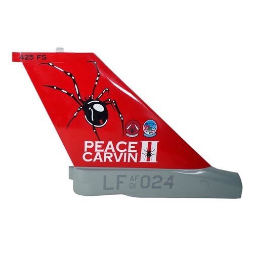 425 FS Peace Carvin II F-16C Falcon Custom Airplane Tail Flash - View 2