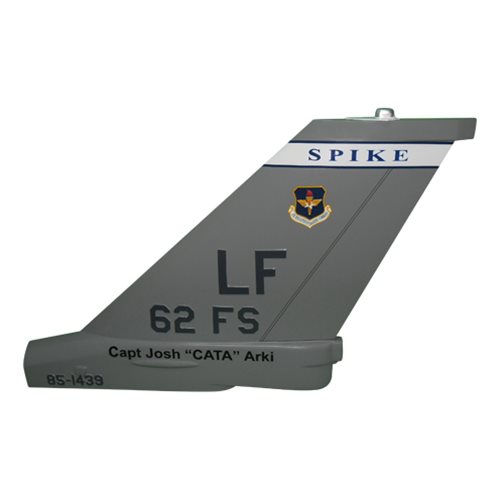 62 FS F-16C Falcon Custom Airplane Tail Flash