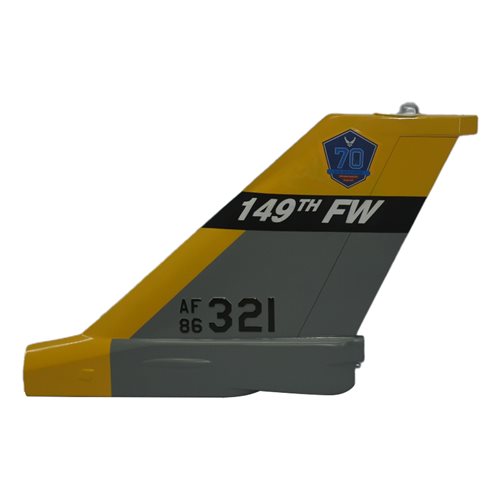 149 FW F-16C Custom Airplane Tail Flash - View 2