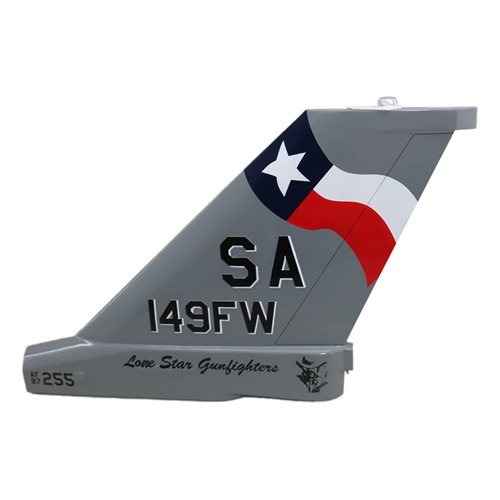 149 FW F-16C Custom Airplane Tail Flash - View 4