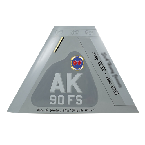 90 FS F-22A Raptor Custom Airplane Tail Flash - View 5