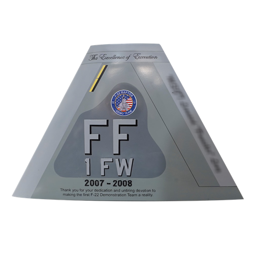 1 FW F-22A Raptor Custom Airplane Tail Flash - View 2
