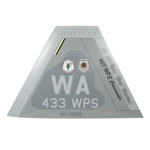 433 WPS F-22A Raptor Custom Airplane Tail Flash - View 2