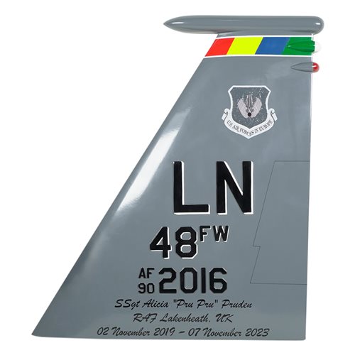 48 FW F-15E Strike Eagle Custom Airplane Tail Flash - View 2