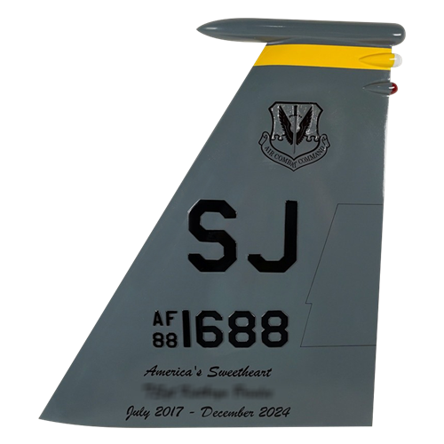 336 FS F-15E Strike Eagle Custom Airplane Tail Flash - View 3