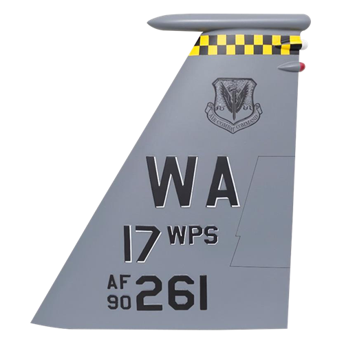 17 WPS F-15E Strike Eagle Custom Airplane Tail Flash - View 3
