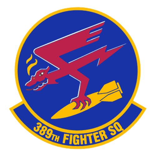 389 FS F-15E Strike Eagle Custom Airplane Tail Flash