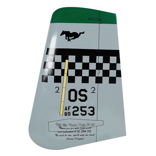 25 FS A-10 Airplane Tail Flash - View 2