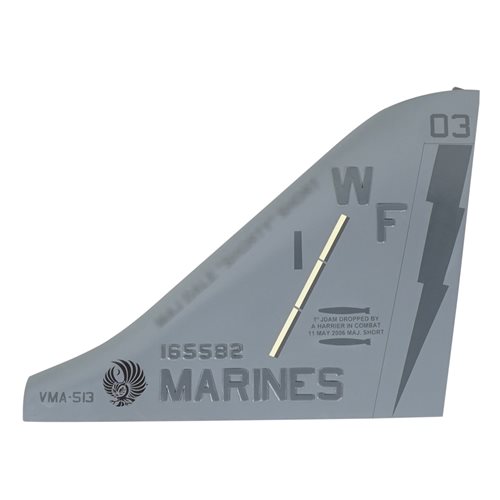 VMA-513 AV-8B Airplane Tail Flash - View 2