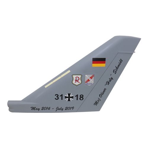 German Air Force Eurofighter Typhoon Custom Airplane Tail Flash