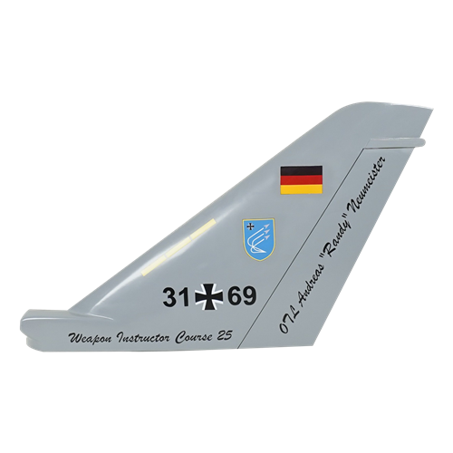 German Air Force Eurofighter Typhoon Custom Airplane Tail Flash - View 2