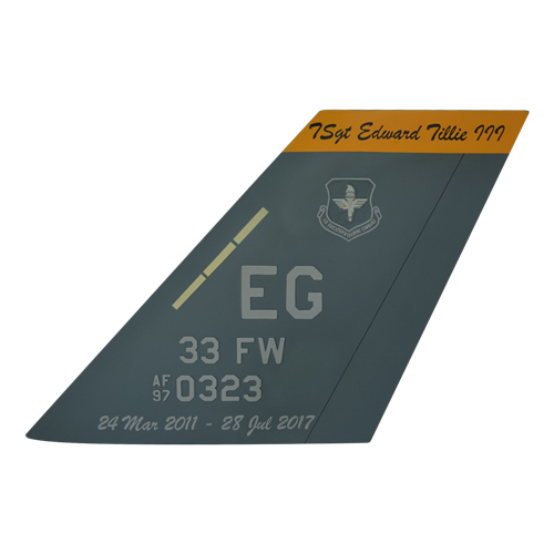 33 FW F-35 Airplane Tail Flash