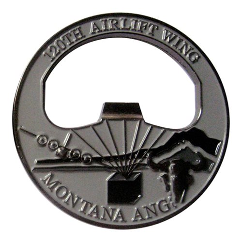 186 AS Bottle Opener Challenge Coin - View 2