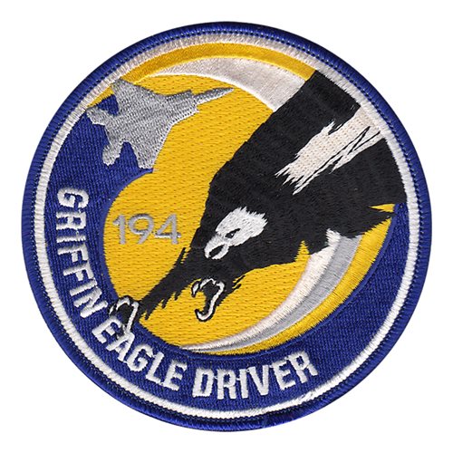 GRIFFIN EAGLE SURFER USAF 194th FIGHTER SQUADRON SENTRY ALOHA 2017-03 PATCH 