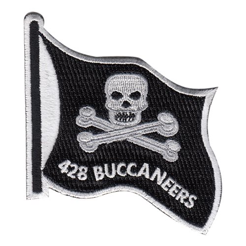 428 FS Buccaneers Flag Patch