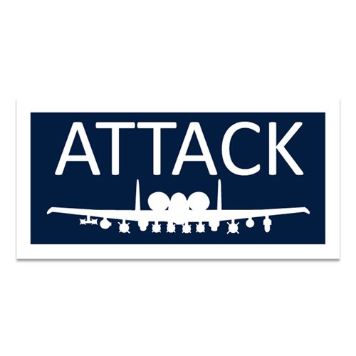 A-10 Attack Pencil Patch