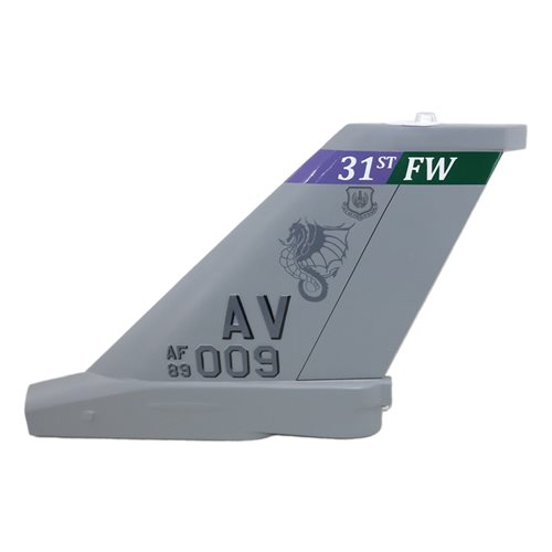 31 MXG F-16C Falcon Custom Airplane Tail Flash - View 2
