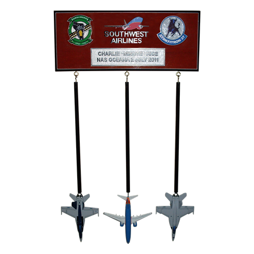 Custom Wall Rack with 3 Briefing Sticks - View 4