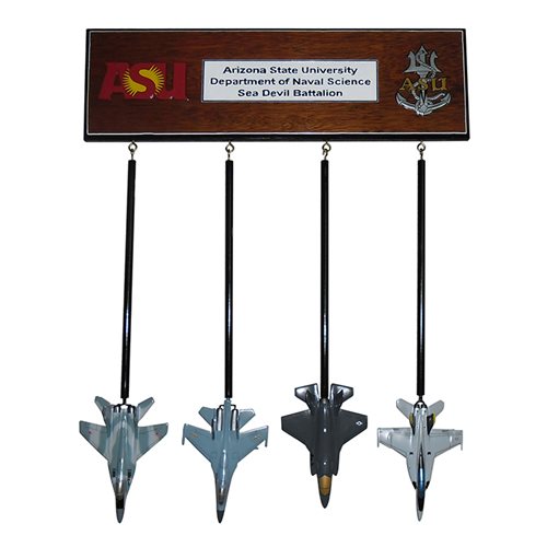 Custom Wall Rack with 4 Briefing Sticks - View 2