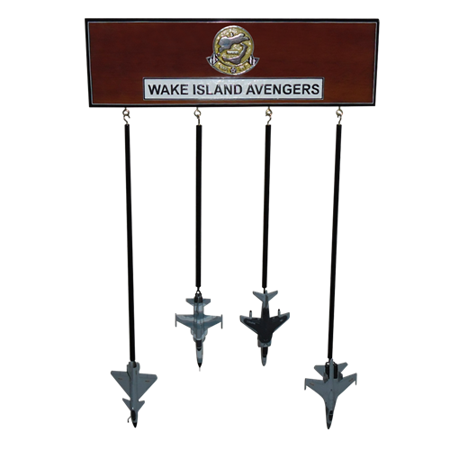 Custom Wall Rack with 4 Briefing Sticks - View 3