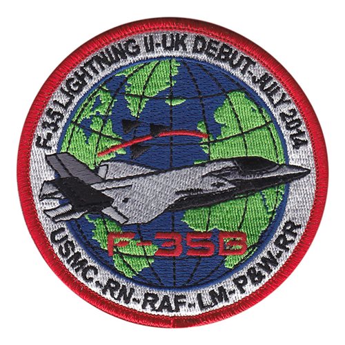 VMFAT-501 UK F-35 Debut Patch