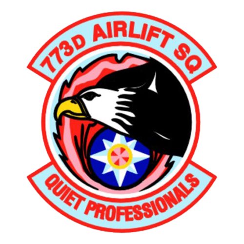 773 AS C-130 Airplane Tail Flash