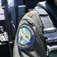 122 FS Bayou Militia Patch  - View 2