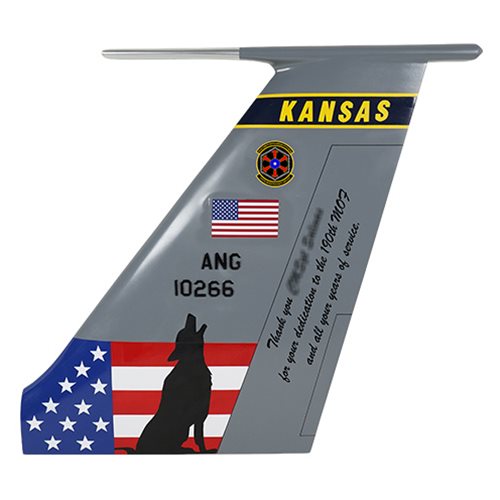 190 ARW KC-135 Airplane Tail Flash - View 3