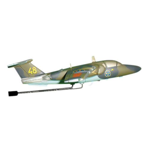 Austrian Air Force Saab 105 Airplane Model Briefing Sticks - View 4