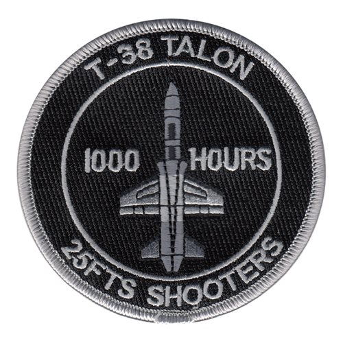 25 FTS T-38 1000 Hours Patch 