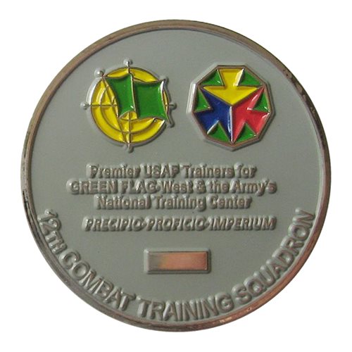 12 CTS Air Force Challenge Coin - View 2