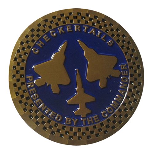 325 FW Commander Challenge Coin - View 2