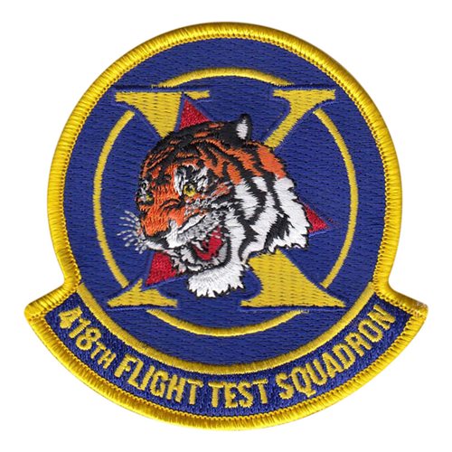 USAF 418th FLIGHT TEST SQUADRON 55 YEARS PATCH