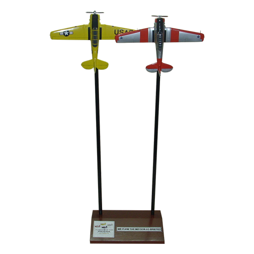 Custom Desktop Stand with 2 briefing sticks - View 4