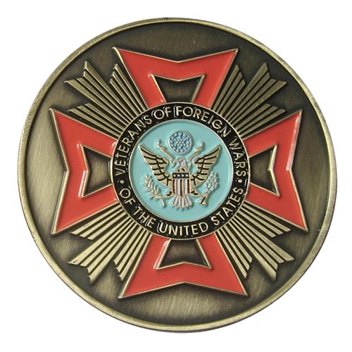 VFW Patriot Run Memorial Challenge Coin - View 2