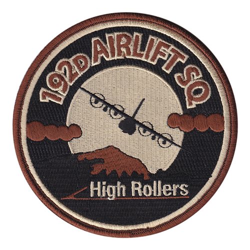 192 AS High Rollers Desert (4.5 inch) Patch 
