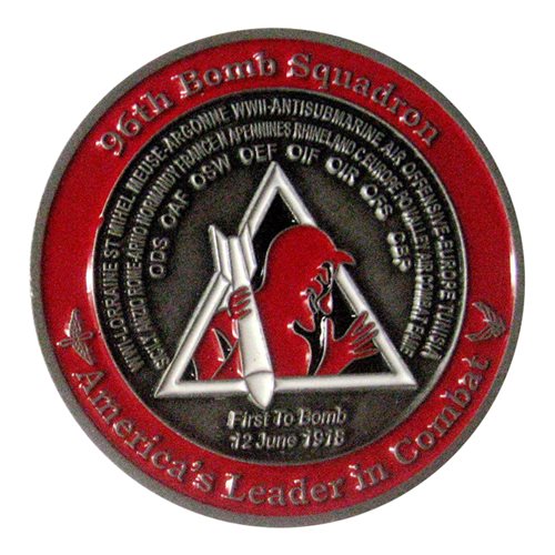 96th BS Challenge Coin - View 2