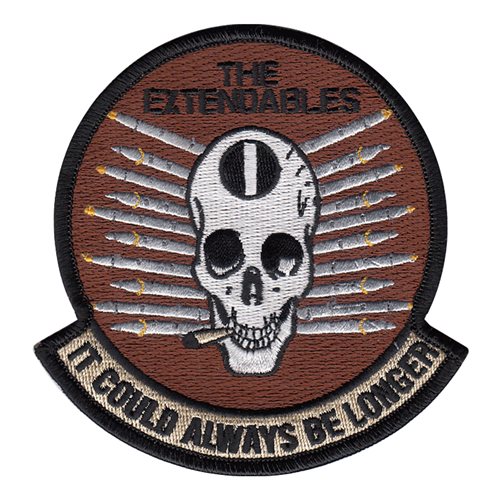USAF 968TH EXPEDITIONARY AIRBORNE AIR CONTROL SQ-THE EXTENDABLES-ORIGINAL PATCH 