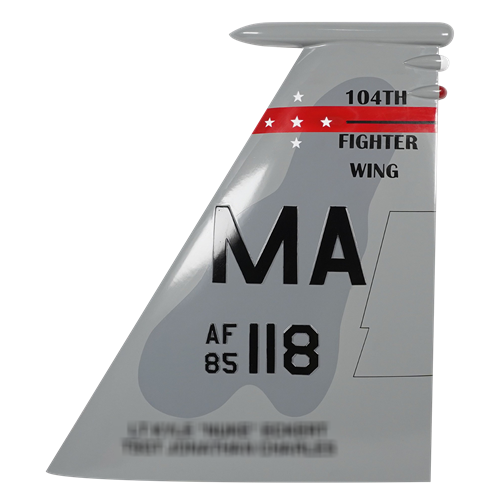 104 FW F-15 Airplane Tail Flash - View 3