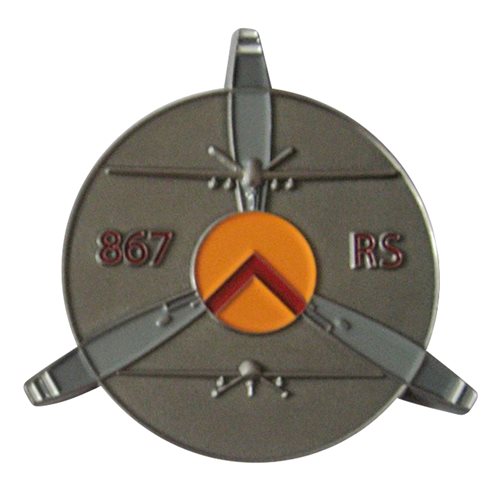 867 RS Commander Challenge Coin - View 2