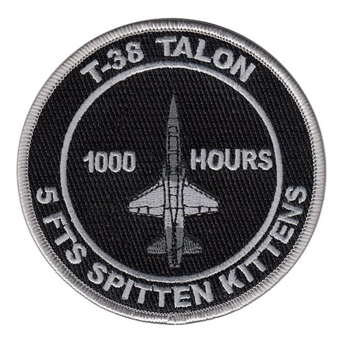 5 FTS T-38 1000 Hours Patch 