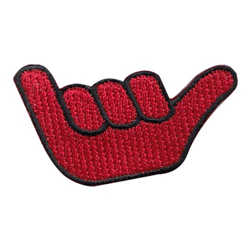 535 AS Hang Loose Red Pencil Patch 