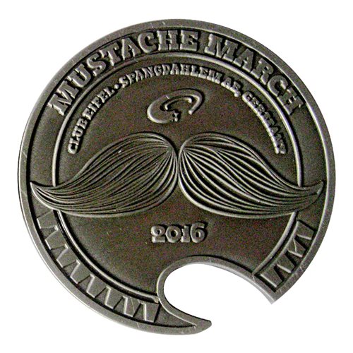 52 FSS Mustache 2016 Bottle Opener Coin - View 2