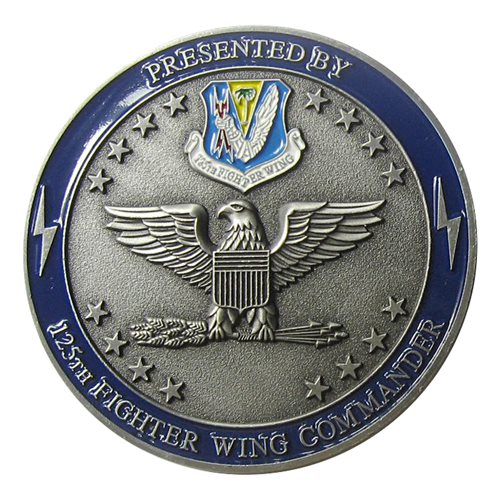 125 FW Commander Challenge Coin