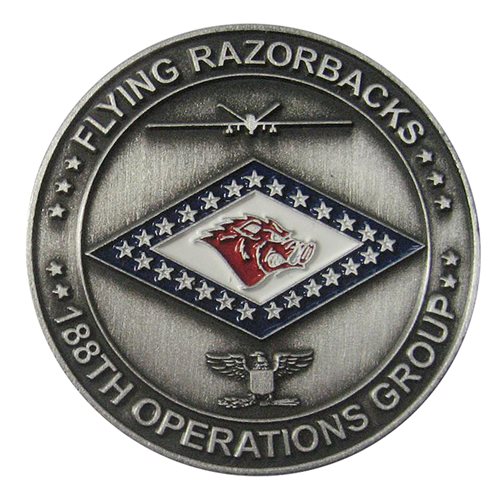 184 ATKS MQ-9 Reaper Challenge Coin - View 2