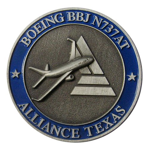 ATX Air Services Boeing BBJ Challenge Coin - View 2