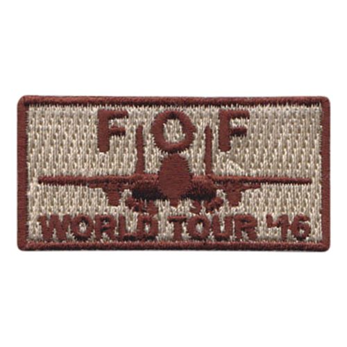 335 FS World Tour 2016 Pencil Patch