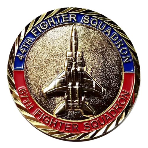 67 FS and 44 FS 75th Year Anniversary Challenge Coin  - View 2